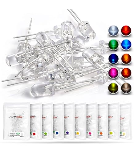 Lot De 100 LED Blanches 5mm Piranha SuperFlux - 4 Broches, 3V-3.2V, 20mA, Intensité 3000-3200mcd, Pour Arduino, Projets électroniques
