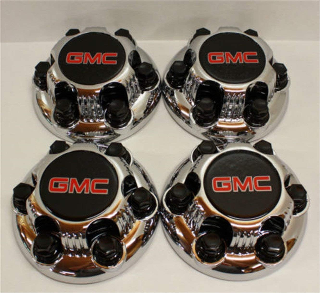 4x Chrome GMC Sierra Yukon Savana 6 Lugs 1500 Wheel Center Hub Caps 16" 17" Car & Truck Parts