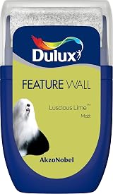 Dulux Feature Wall Tester Paint Luscious Lime 30 ml Water Based Easy to Apply