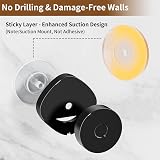 KEGII Suction Cup Shower Caddy 4-Piece Set with 2 Caddies Soap Holder Hooks view 2