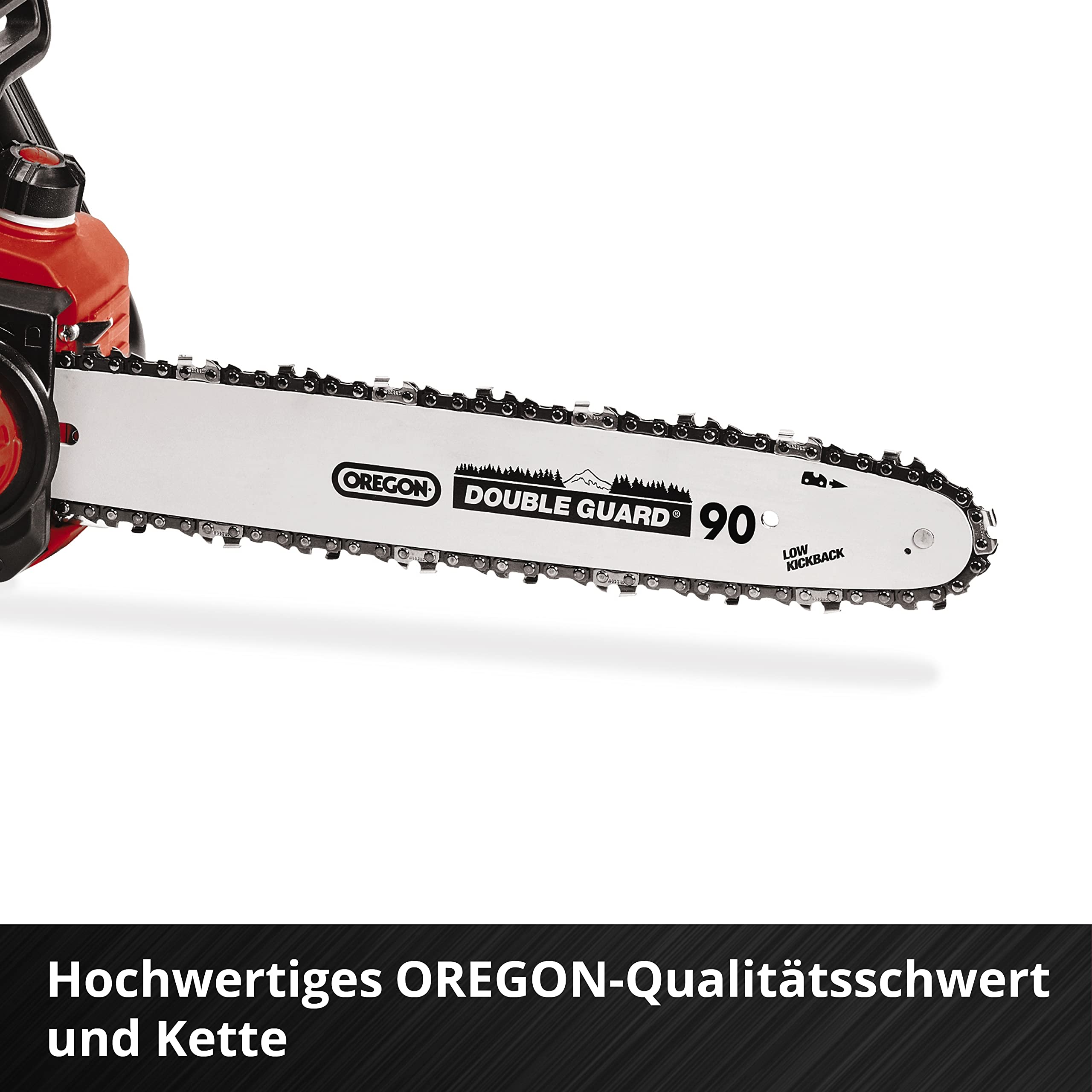 Einhell Akku-Kettensäge GE-LC 36/35 Li Power X-Change (Li-Ion, 36 V, 33 cm Schnittlänge, 15 m/s Schnittgeschwindigkeit, bürstenloser Elektromotor, inkl. 2x 4,0 Ah Akkus und Twincharger) 8