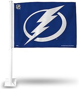 NHL Tampa Bay Lightning - Blue Car Flag with included Pole