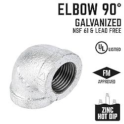 PIPE DÉCOR 1/2 in. Authentic Galvanized Malleable