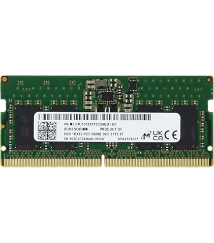SK-Hynix 16GB 5600MHz DDR5 PC5-44800 Non-ECC CL46 262-Pin SoDimm