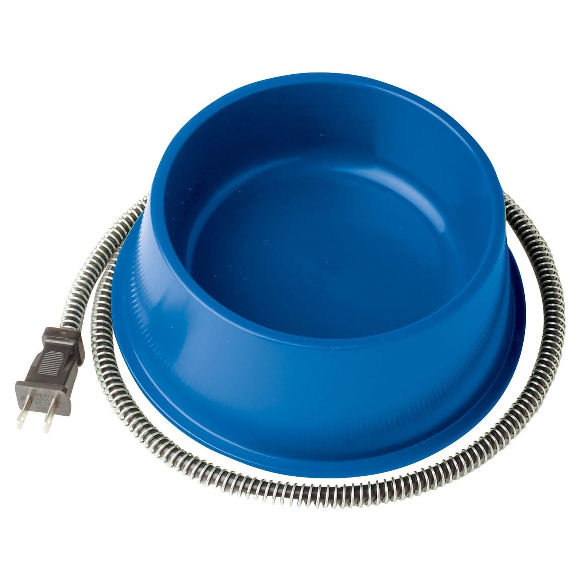 Photo 1 of **SMALLER IN PERSON*** Innovators 1 Quart Plastic Heated Pet Bowl with Anti Chew Cord and 25 Watts of Power for Rabbits, Dogs, Cats, and All Breed Sizes, Blue