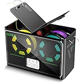 SUNLU S4 3D Printer Filament Dryer, Black | 4 Spools Capacity,3 Circulation Fans,Filament Dryer,350W PTC Heater,70℃ Max Temperature,Intelligent humidity detection