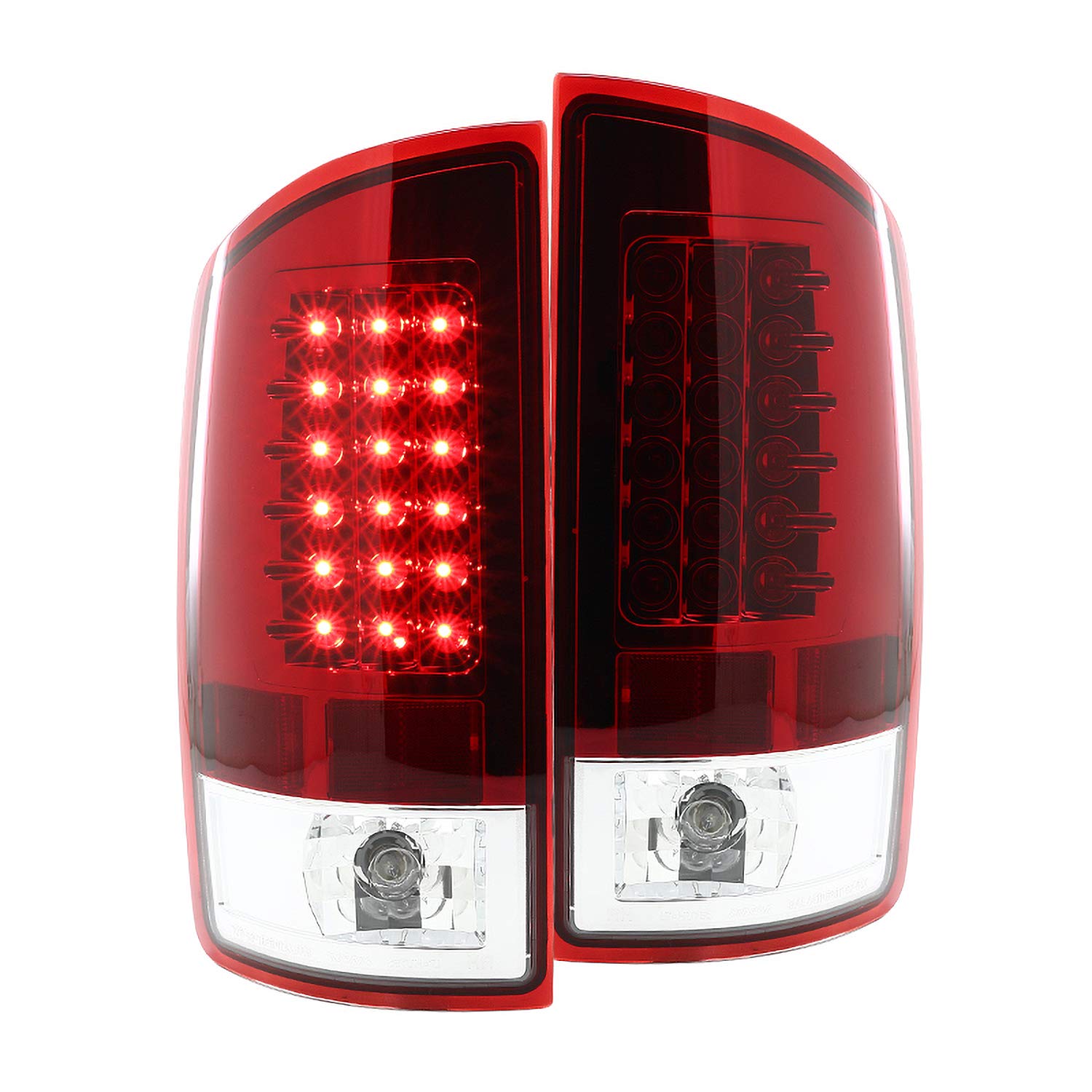 Buy SPECD TUNING Red Lens LED Tail Lights Compatible with 20072008