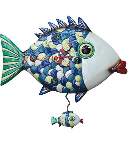 Amazon.com: Allen Designs Spouting Off Whale Pendulum Clock : Home