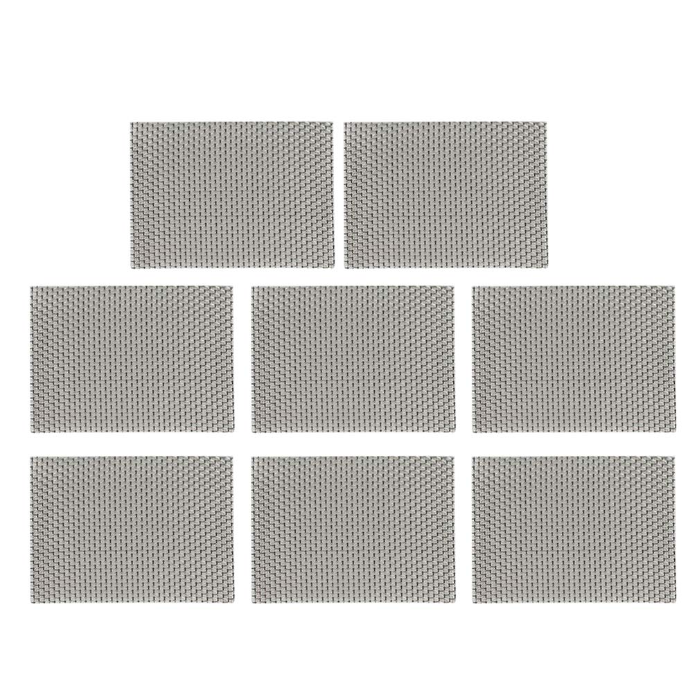 Balacoo 8pcs Wire Mesh Pads Stainless Steel Moss Net Air Vent Mesh Aquatic Moss Pads Plants Pad for Aquarium Fish Tank