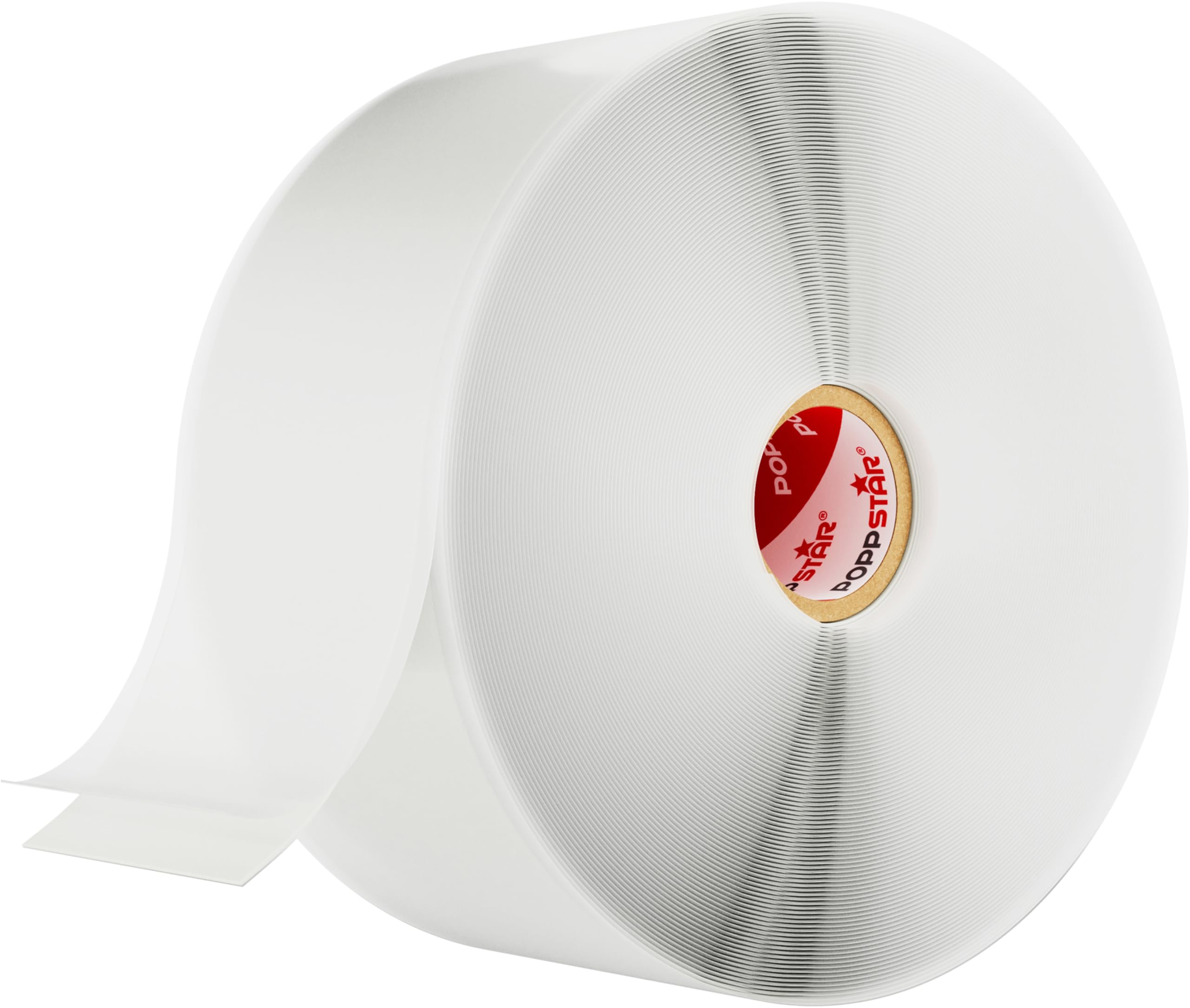 POPPSTAR Self-Fusing Silicone Band, Silicone Tape, 11m x 50mm, Sealing & Insulating Strip (water-tight, air-tight), transparent, 1 Roll