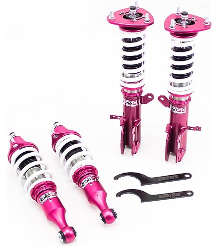 Amazon.com: Godspeed MSS0440-A MonoSS Coilover Lowering Kit, Fully