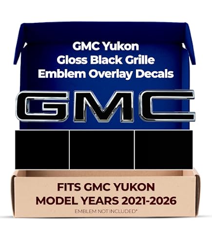 GMC Sierra Ultimate Denali Black Emblem - Genuine OEM Factory Badge