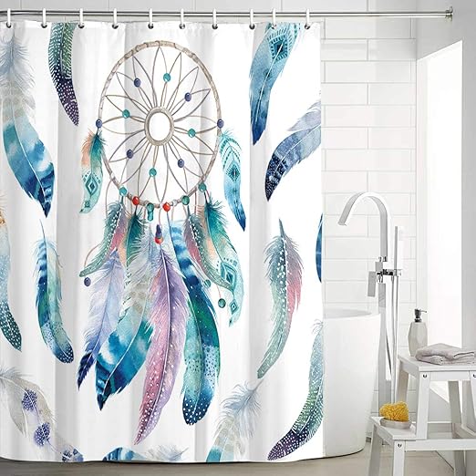 Amazon Com Dreamcatcher Bathroom Shower Curtains Dream Catcher
