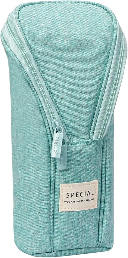 Amazon Co Jp Skycase ペンケース ペン立て 大容量 シンプル 筆入れ かわいい ペンポーチ 筆箱 ファスナー 箱型 中小学生 高校生 大学生適用 男女兼用 文具収納バッグ ペンバッグ 化粧ポーチ 誕生日 通学 新学期 多機能 ペン袋 筆袋 ミント 家電 カメラ