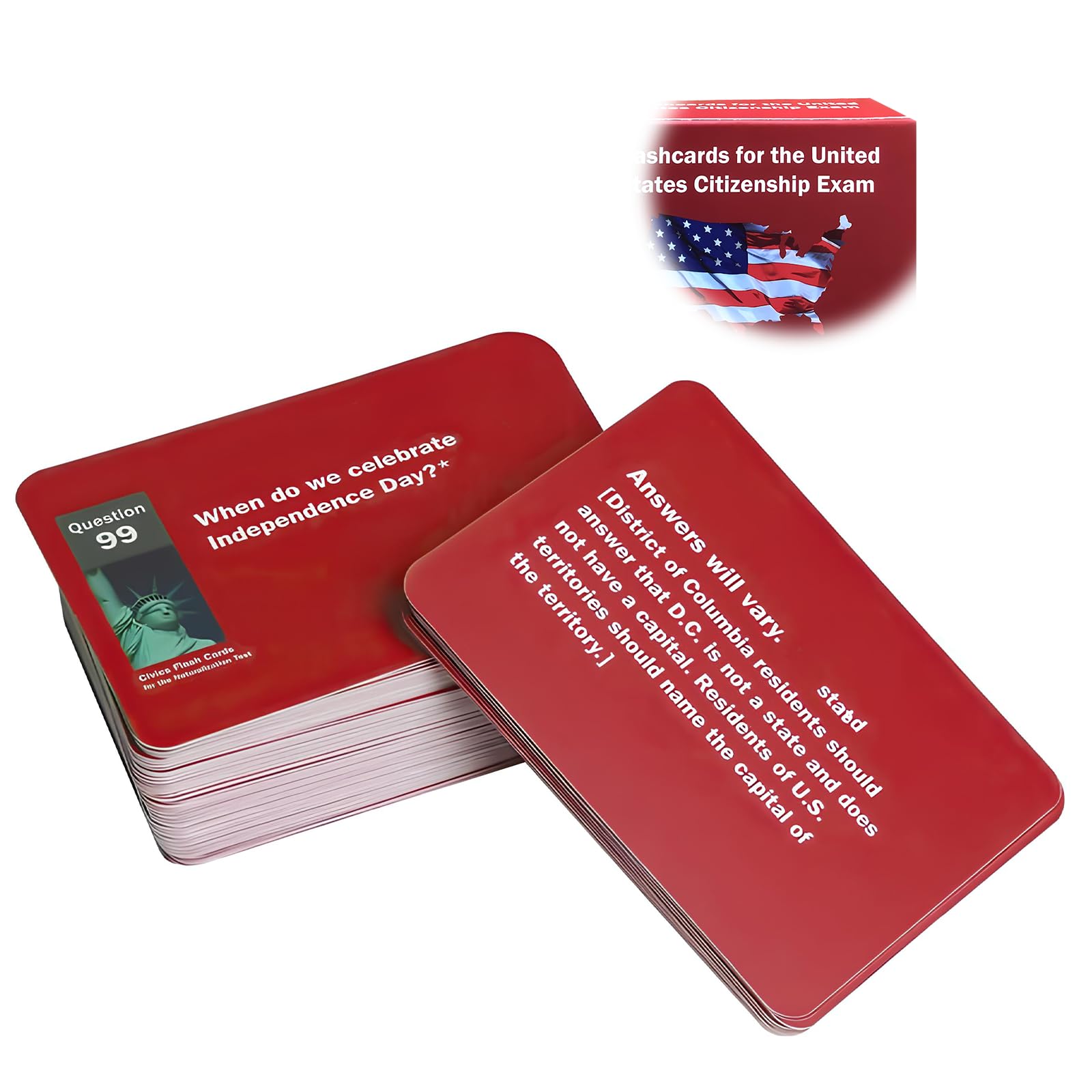 Generic US Citizenship Flash Cards 2024,Tarjetas para la Ciudadania
