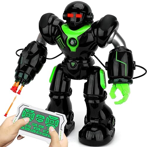 Robot Toys for Kids,Remote Control Robot with Programmable Actions