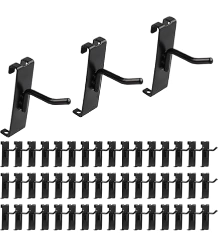PYBTOOL 4 Inch Gridwall Hooks, Grid Panel Hanging Hooks For - View #10