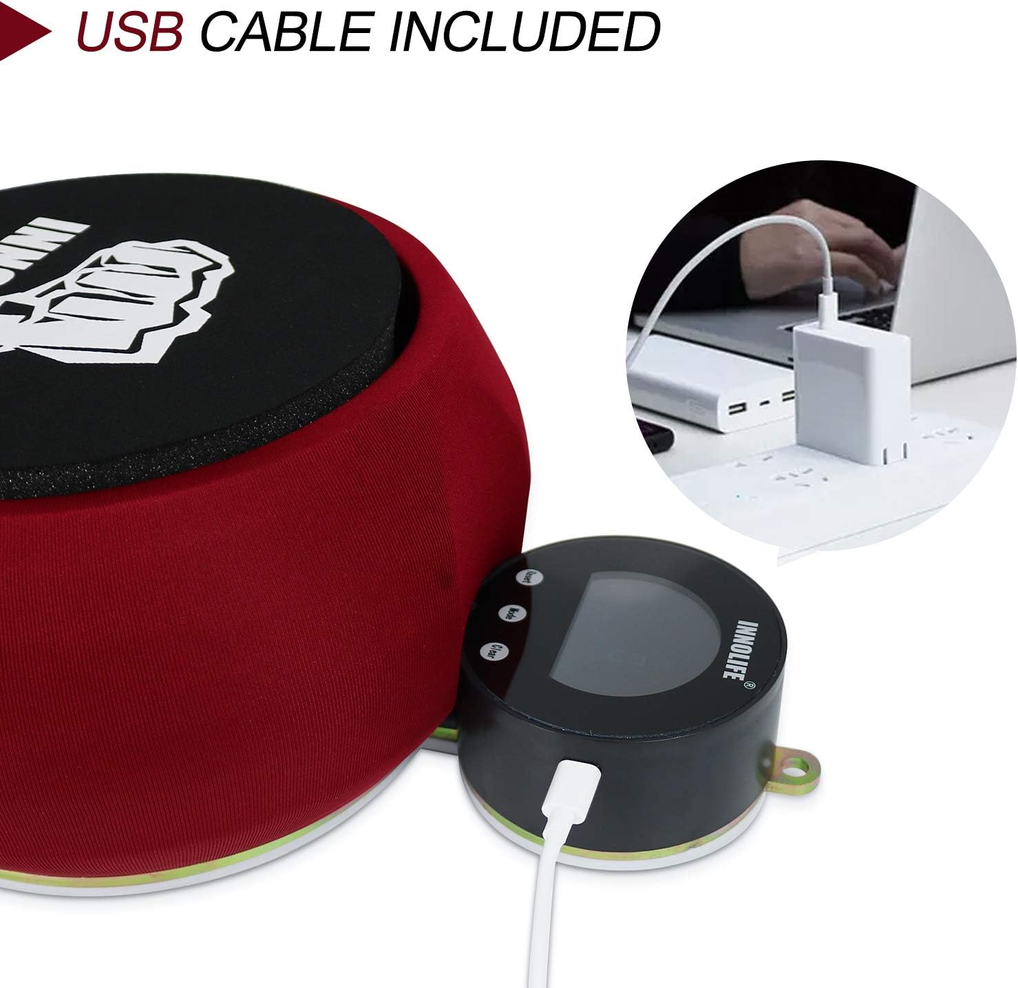 INNOLIFE Boxing Force Measurement Device, Professional Boxing Dynamometer with Punching Pad for Boxing Enthusiast-Force Withstand 1543 Lbs : Sports & Outdoors