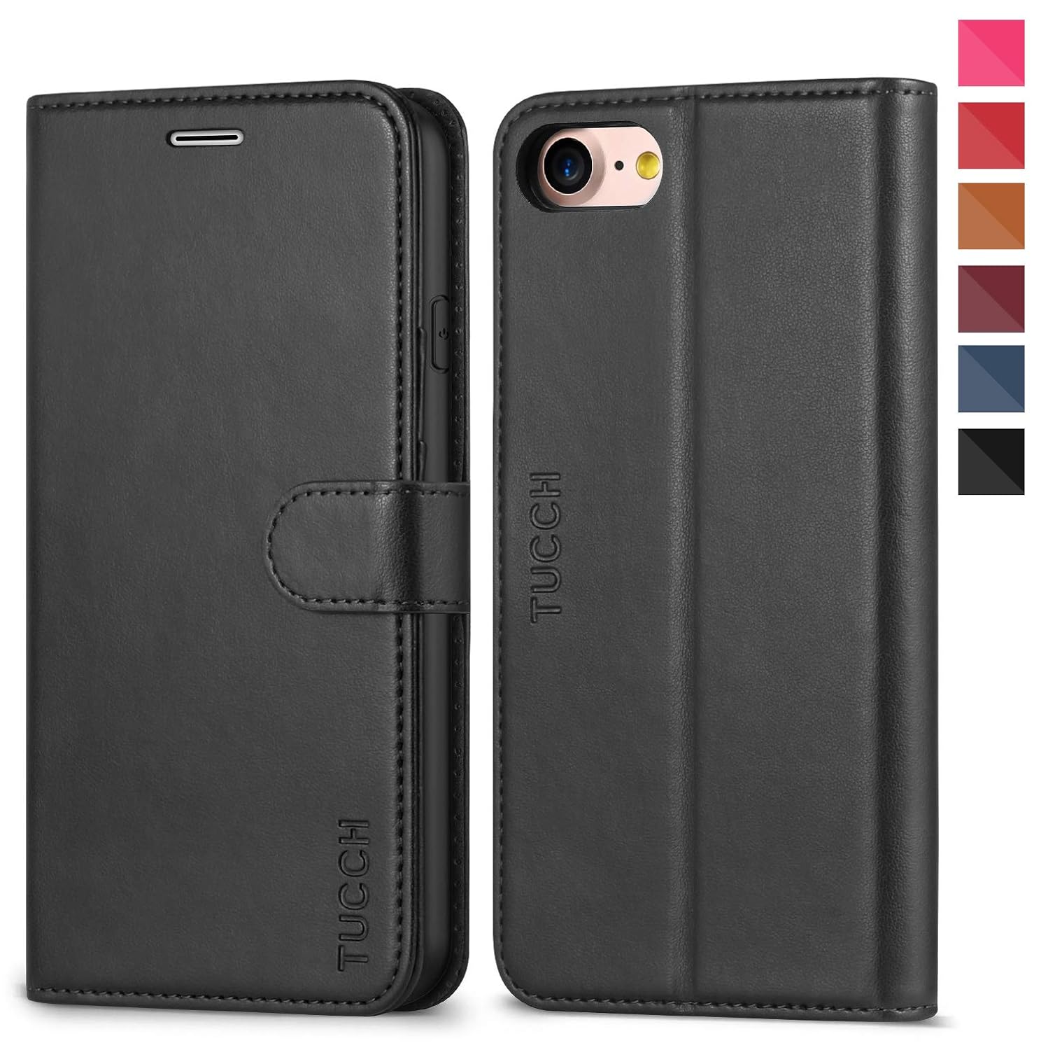 TUCCH iPhone 8 Case, iPhone 7 Case iPhone 8 Leather