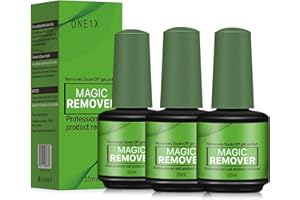ONE1X Nail Polish Remover, Magic Soak-Off Remover Gel Polish-Quick,Professional Nail Polish Removers for Natural, Gel Nails