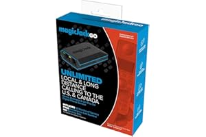 magicJackGO 2017 VOIP Phone Adapter Portable Home and On-The-Go Digital Phone Service. Make Unlimited Local & Long Distance C