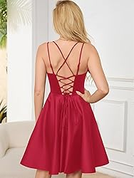 GOOSPRAN Homecoming Dresses for Teens Knee Length