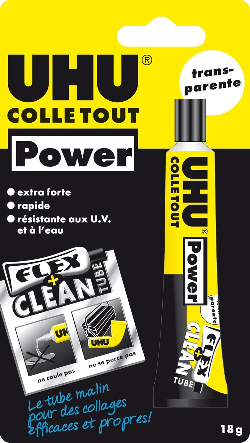 UHU ALLESKLEBER Kraft Power and contact adhesives Flex & Clean (18g) Arts And