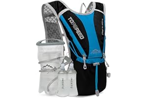 Hydration Pack Backpack，IX INOXTO Running Hydration Vest with 1.5L ( 50 oz) Water Bladder for Men Women，Lightweight Water Backpack for Hiking Cycling Climbing Camping