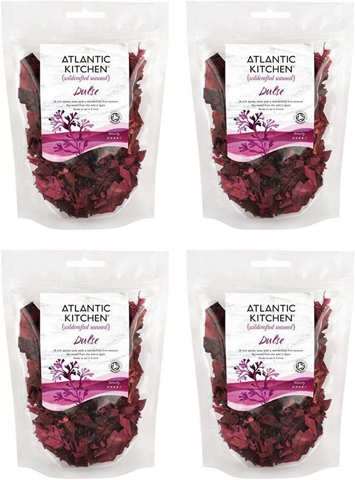 (4 PACK) - Atlantic Organic Wildcrafted Dulse Seaweed| 40 g |4 PACK - SUPER SAVER - SAVE MONEY