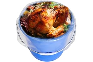 WRAPOK 5 Gallon Bucket Liner Bags for Marinating and Brining Turkey Brine Bags Food Grade, BPA Free Heavy Duty Leak Proof