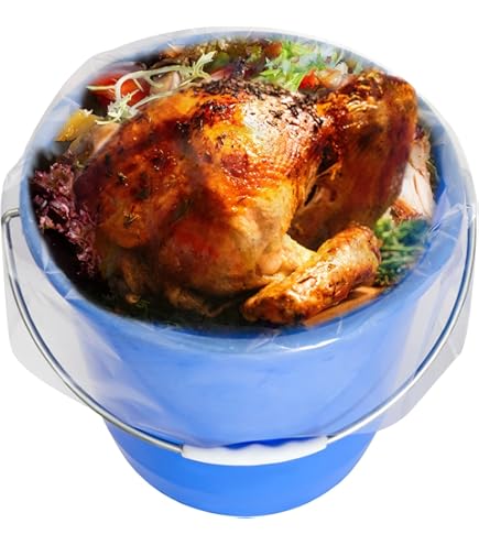 Newcos 2 Huge Turkey Brining Bags Double Zippers Seal