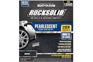Rust-Oleum 306328 RockSolid Pearlescent 1 Car Garage Floor Coating Kit, Smoky Blue