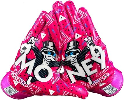 pink battle gloves