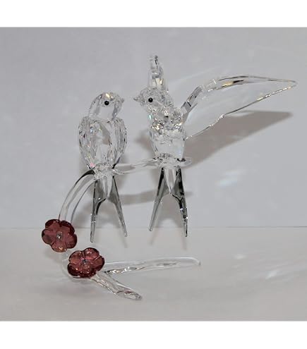 Amazon.com: Swarovski Swallows Figurine Light Multi One Size