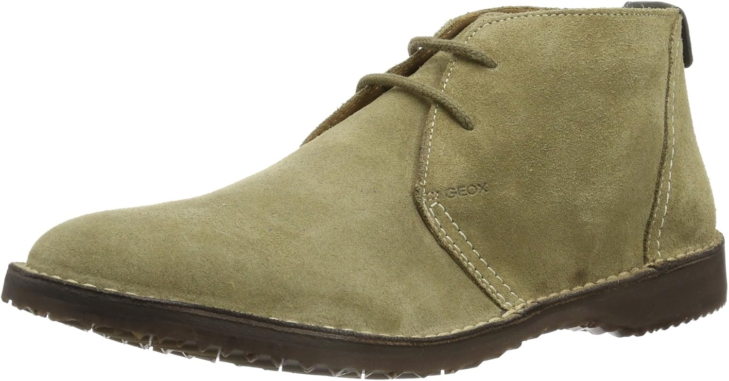 Geox Mens U ZAL C Desert Boots Beige Beige (Antelope C3007) Size 5.5