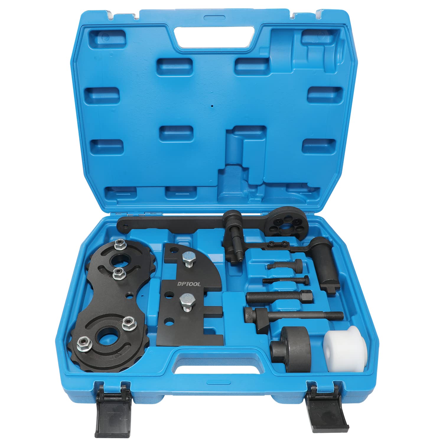 Photo 1 of DPTOOL Camshaft Alignment Tool Kit Camshaft Chain Timing Tool Set for New Volvo 2.0T S60 S80 V60 V70 XC60 XC70 XC80 Engines Timing Belt Tool Replace 9997490 9997493 9997495 9997496 9997497