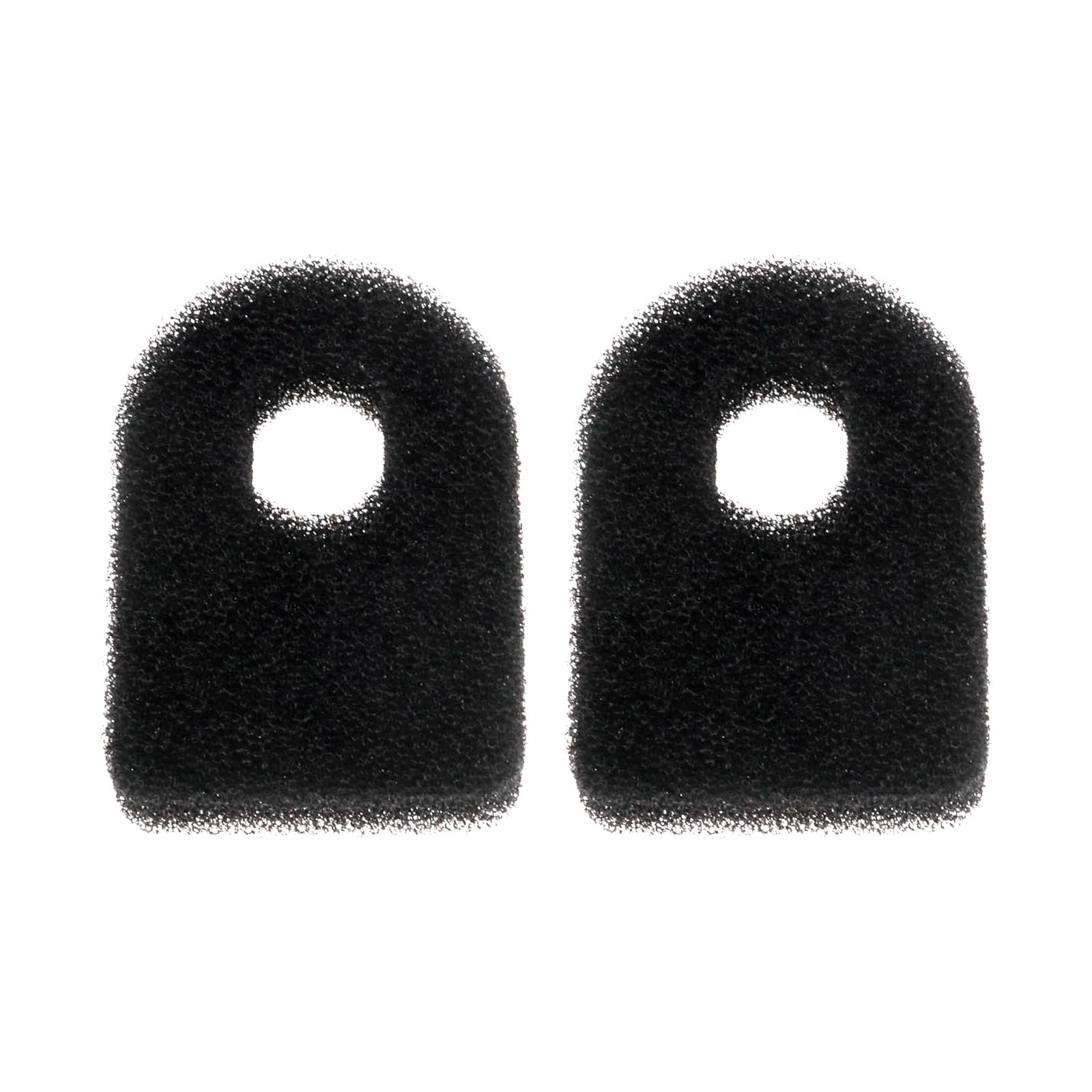 YINETTECH 2pcs Foam Air Filter F016S01003 Q01003 Compatible with Atco Compatible with Club B17 Compatible with Commodore Lawnmowers Black