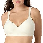 Bali Women's Wireless Bra DF3463, Comfort Revolution Full-Coverage Bras for Women, Moisture-Wicking, Wirefree