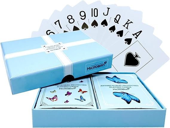 Becosim トランプ ポーカー カード トランプ プラスチック ２個セット 防水 抗菌トランプ トランプ カードセット プラスチックカード 忘年会 パーティーグッズ ストレス解消 ボードゲーム 百人一首 花札で脳トレーニング