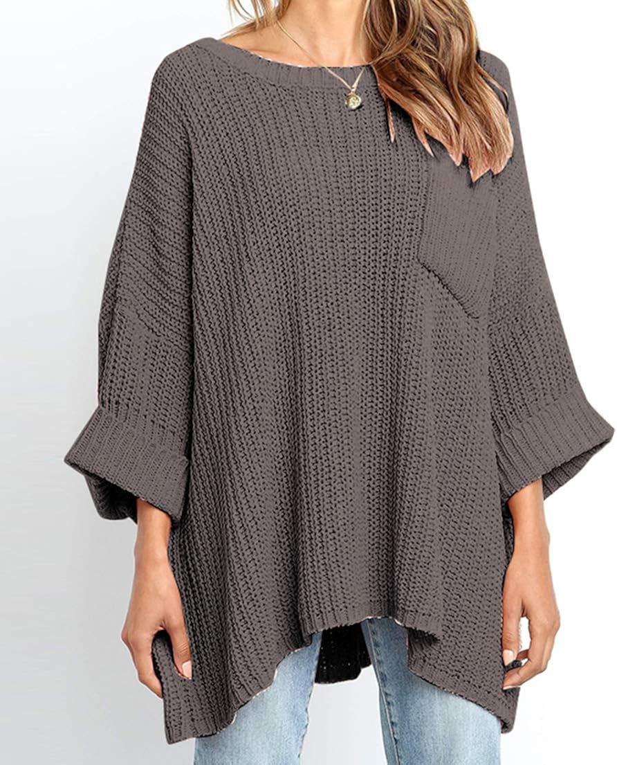 oversized grey jumper dress