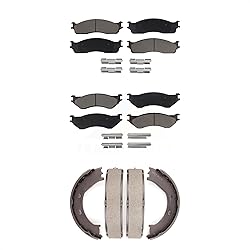 Transit Auto Front Rear Ceramic Brake Pads And