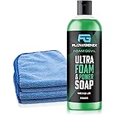 Flowgenix Ultra Foam & Power Foaming Car Wash Soap (16 oz) - Pressure Washer Foam Cannon Car Soap Shampoo - Made for Cars, Tr