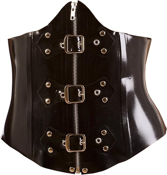 Honour LatexBondageKorsett Schwarz Größe 2X Amazon.de Bekleidung