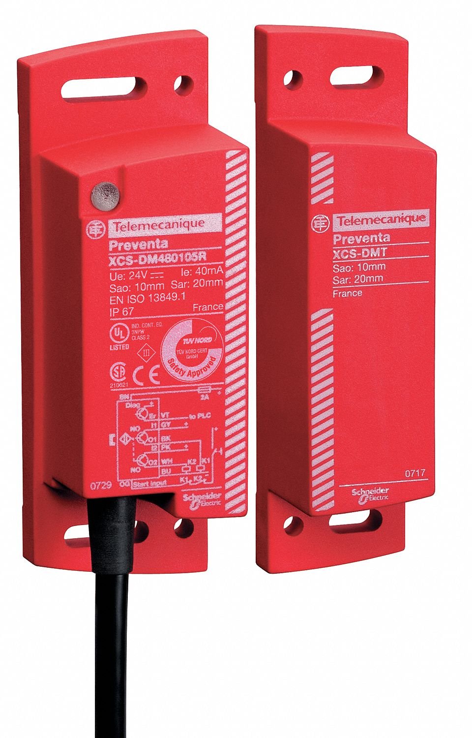 TELEMECANIQUE SENSORS 2NO Actuated Safety Interlock Switch