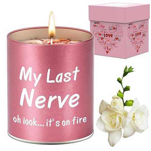 Secret Santa Gifts for Women,9 Oz Scented Candles,Christmas Funny Gifts for Women Her,Christmas Funny Present for Her Friends Bestie on Birthday Anniversary