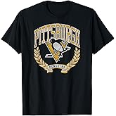 Pittsburgh Penguins Vintage Victory Black Licensed T-Shirt