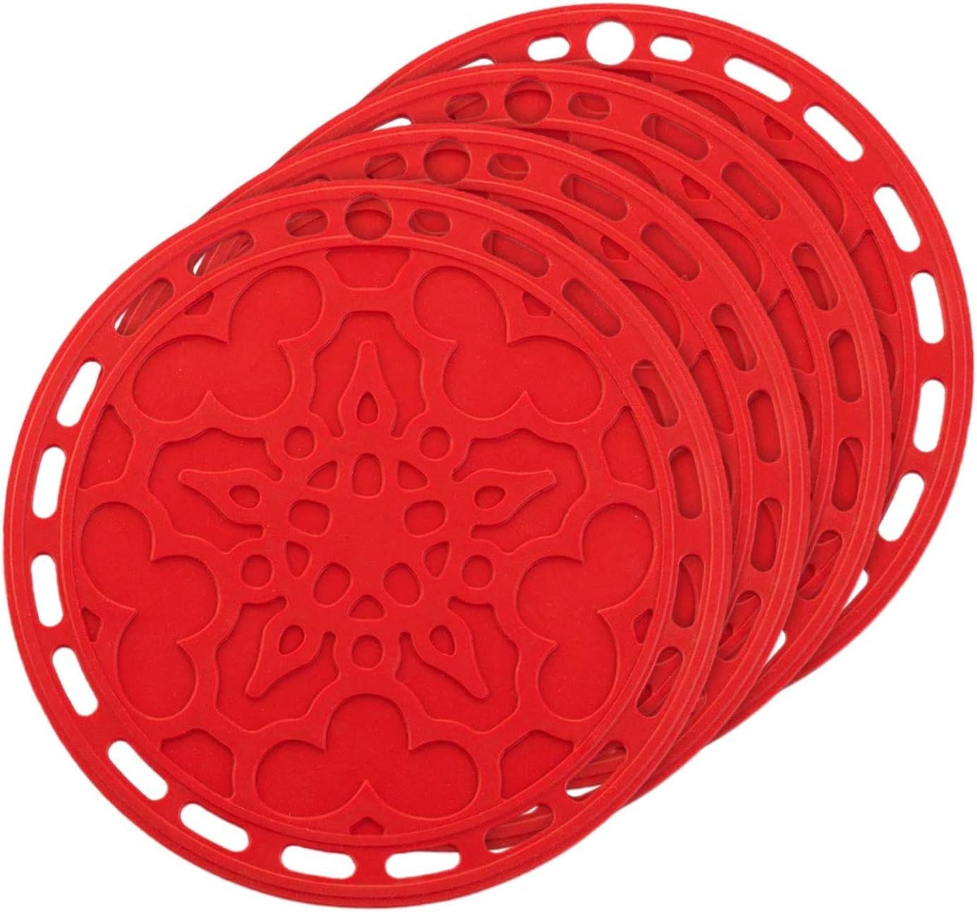 SIMPLEA Silicone Hot Pads (Set of 4) 6 in 1 MultiPurpose