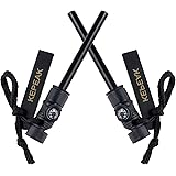 KEPEAK Magnesium Fire Starter Rod for Emergency Survival, Camping, Hiking (Pack of 2)
