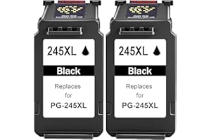 245XL Black Ink Cartridges PG-245 XL Replacement for PIXMA TR4520 Ink Cartridges Compatible for Printer Ink 245 XL Ink Cartri