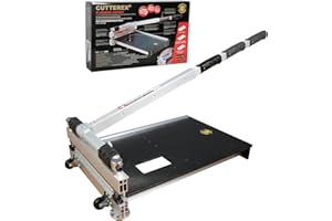 CUTTEREX Heavy Duty 13" Professional Laminate Floor Cutter, Vinyl Floor Cutter, Multi-layer Flooring, Parquet, Fiber Cement Wall Panels, Rubber Concave Base, LVT, VCT, SPC, PVC, LVP, WPC, Vinyl Plank